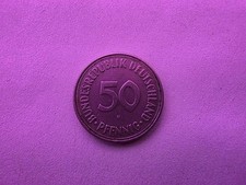 50 Pfennig Münze / 1950 F *selten* Bundesrepublik Deutschland