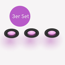 Philips Hue White and Color Ambience Centura Dreierpack schwarz (929003045501)