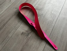 Gitarrengurt Leder Neon Pink