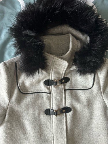 Damen grauer wintermantel - damen,