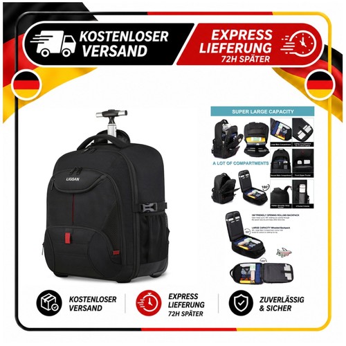 Laptop rucksack mit rollen - rollen, 17