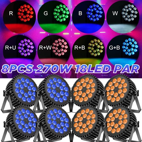 8stk 270w led par - 8stk,