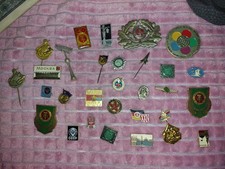 Anstecknadeln Pins, Plaketten, Abzeichen DDR, UdSSR, Verschiedene Sammlung