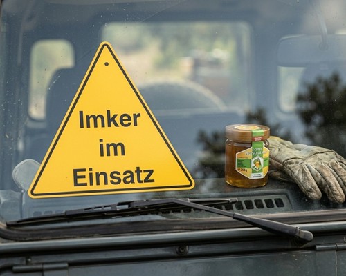 Imker warnschild imkerei - imker,
