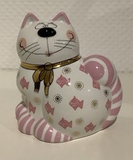 Goebel Porzellan Spardose Katze Mit Schlüssel