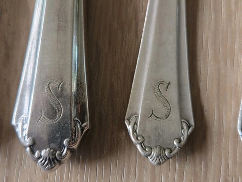 Altes besteck monogramm s - monogramm, "s"