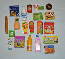 Div. Erzi  Kaufladen, Öl, Ketchup, Senf, Fischstäbchen,Nudeln usw.wählbar