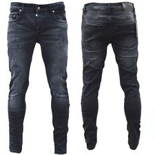 Franchi  Herren Jeans Hose  Stretch Jeanshose Regular Slim NEU Grau Schwarz 2024