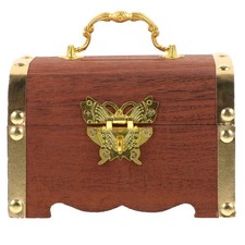  Antike Holzlagerbox Schmuck