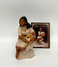 Pocahontas  - Castagna Wild West Alabaster Figur von 1990