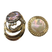 2x Tuchclip Broschen-Clip