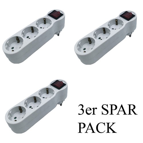 Stück dreifachstecker mit - 3,