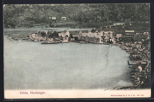 Odda hardanger ortsansicht - odda,