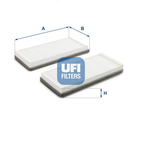 Ufi innenraumfilter 005 00 - innenraumfilter, 53.005.00