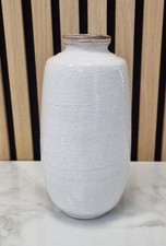 Fat Lava Bodenvase Weiß Grau