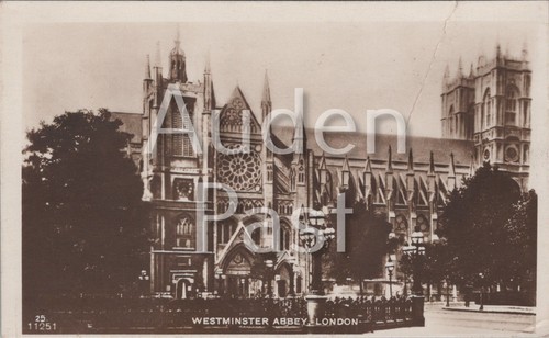 Rppc westminster abbey - rppc,
