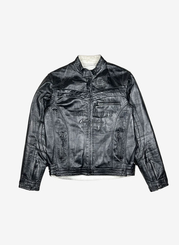 Vintage biker lederjacke - vintage,