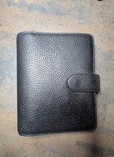 Aura Estelle Echtes A6 Filofax Echtes Leder, Krause Ringe Sehr Guter Zustand