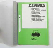 CLAAS Scheibenmähwerk CORTO 210 F Ersatzteilliste 1994 Lagerexemplar