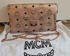 MCM Umhängetasche Champagne