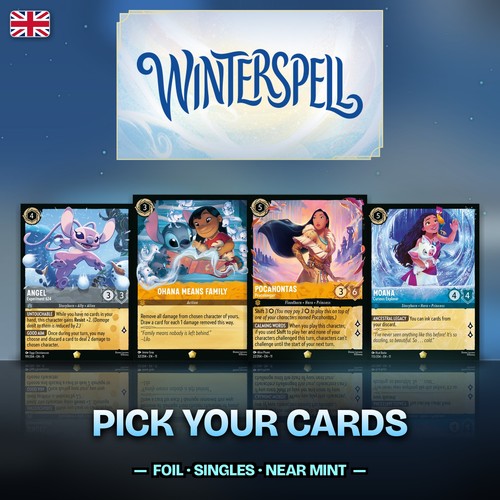 Disney lorcana cards - disney,