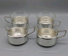 4 DDR Teegläser mit