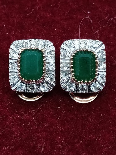 835 silber vergoldet ohrclips - 835,