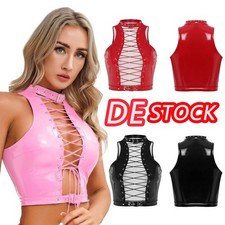 Damen Wetlook Tank Top Weste