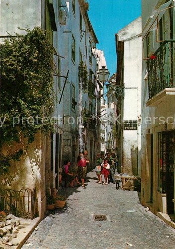 Lisboa alfama gasse der - alfama,