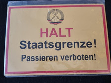 BLECHSCHILD  - METALLSCHILD