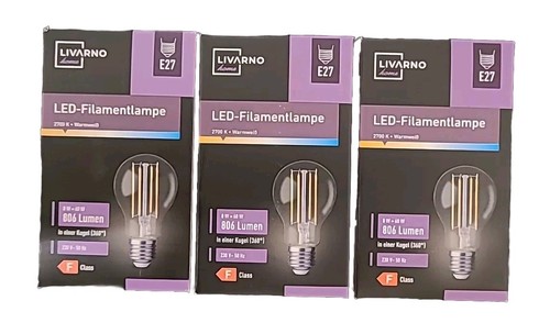 Filamentlampe livarno lux - 3x,