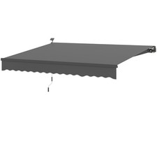 Klemmmarkise mit Handkurbel