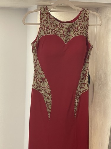 Ballkleid rot gold - rot,