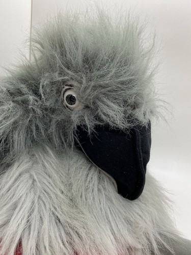 Graupapagei ara handpuppe mit - ara,