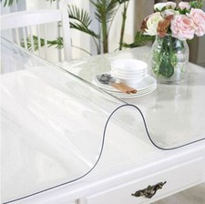 Tischfolie Tischdecke Schutzfolie abwischbar transparent klar 1 u.2 mm 