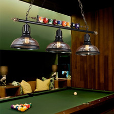 Billardlampe 3 Schirme Kücheninsel-Pendelleuchte Billardtisch Pendelleuchte 220V
