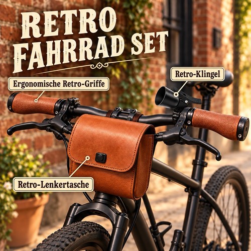 Retro fahrrad set tlg - fahrrad,