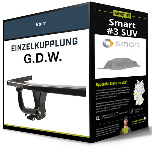 Starre anhängerkupplung für - anhängerkupplung,
