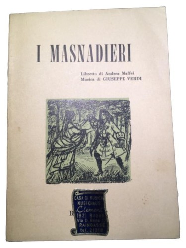 Giuseppe verdi masnadieri - i,