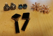 Konvolut 4 Paar Ohrclips