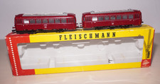 RF37] Fleischmann H0 4400 Schienenbus + Beiwagen der DB (bespielt) in OVP