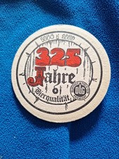 Bierdeckel 1979 - DLG Prämiert 1978 - 325 Jahre - Faust Löwenbrauerei Miltenberg