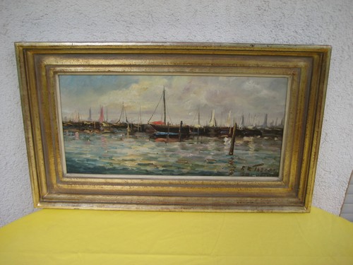 ölgemälde den lagunen vor - in,