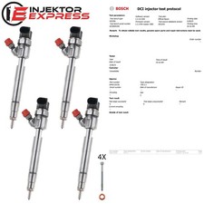 4x 0445110156 Einspritzdüse Injektor Mercedes-Benz E200 E220 CDI A6480700187