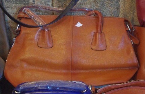 Echte leder schultertasche - echte,