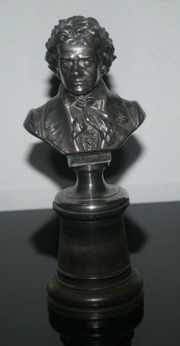 Büste metall beethoven - büste,,
