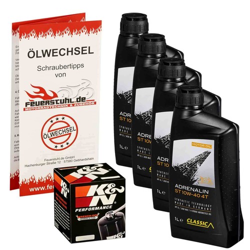 ölwechselset adrenaline n - Ölwechselset, adrenaline/k&n