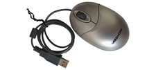 Medion USB Maus kabelgebunden Optisch Silber für PC Laptop Computer