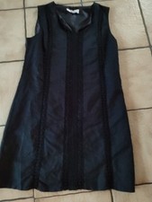 Schwarze Leinen Baumwolle