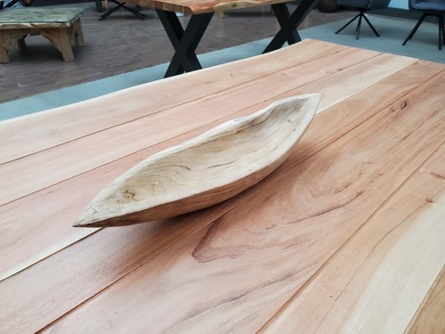 Schale obstschale teak boot - teak,